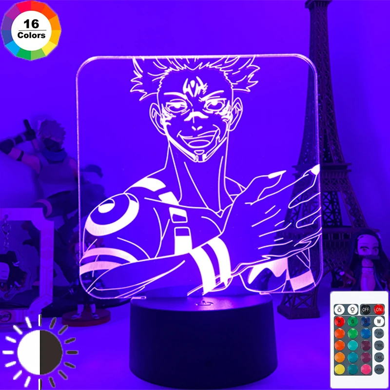 Аниме Jujutsu Kaisen Ryomen Sukuna 3D лампа Yuji Itadori Led Ночник светильник для подарка на день рождения Ночник светильник дропшиппинг номер деко
Аниме Jujutsu Kaisen Ryomen Sukuna 3D лампа Yuji Itadori Led Ночник светильник для подарка на день рождения Ночник светильник дропшиппинг номер деко