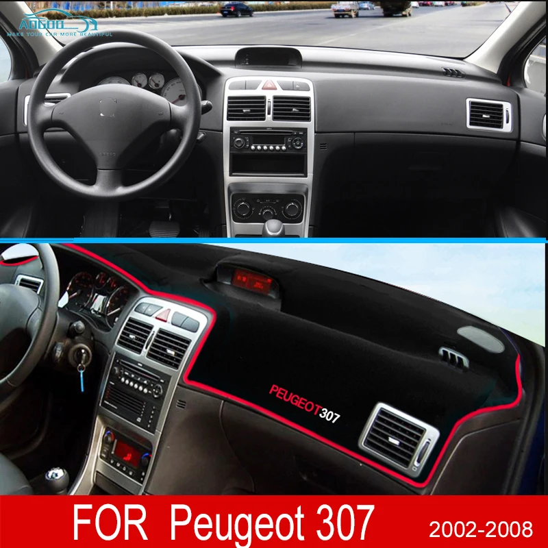 Противоскользящий коврик для приборной панели Peugeot 307 2002 ~ 2008 307sw 307cc, Солнцезащитный ковер, аксессуары для ковров 2003 2004 2005 SW 
Противоскользящий коврик для приборной панели Peugeot 307 2002 ~ 2008 307sw 307cc, Солнцезащитный ковер, аксессуары для ковров 2003 2004 2005 SW