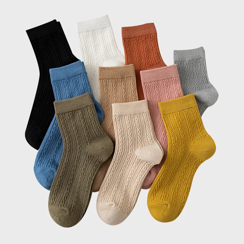 3 Pairs Harajuku Simple Solid Women's Socks Pack Women Cotton Lolita Solid White Cute Mori Girl Kawaii Middle Tube Sock Autumn
3 Pairs Harajuku Simple Solid Women's Socks Pack Women Cotton Lolita Solid White Cute Mori Girl Kawaii Middle Tube Sock Autumn