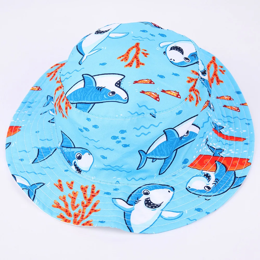 Children's sun hat summer boys' sun hat basin hat breathable fisherman's hat shark coral
Children's sun hat summer boys' sun hat basin hat breathable fisherman's hat shark coral