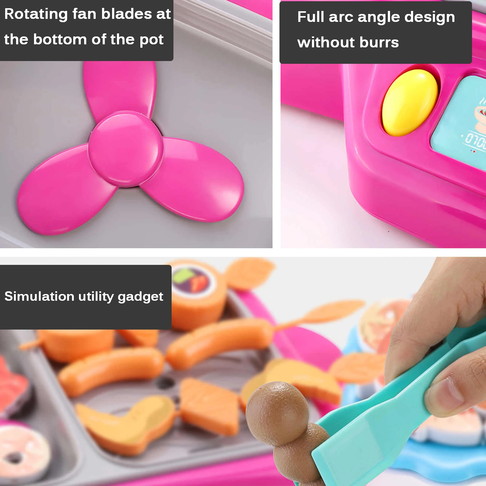 Children Playing House Hot Pot Barbecue Toy Simulation Kitchen Cooking Skewers Small Appliances Microwave Oven Toy For Children
Children Playing House Hot Pot Barbecue Toy Simulation Kitchen Cooking Skewers Small Appliances Microwave Oven Toy For Children