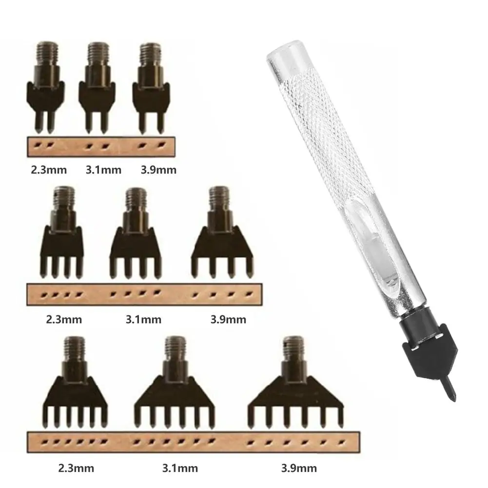 Leather Tool 10pcs Hole Punches Leather Craft Home Sewing Punching Leathercraft High Strength Steel Clothes Tools
Leather Tool 10pcs Hole Punches Leather Craft Home Sewing Punching Leathercraft High Strength Steel Clothes Tools