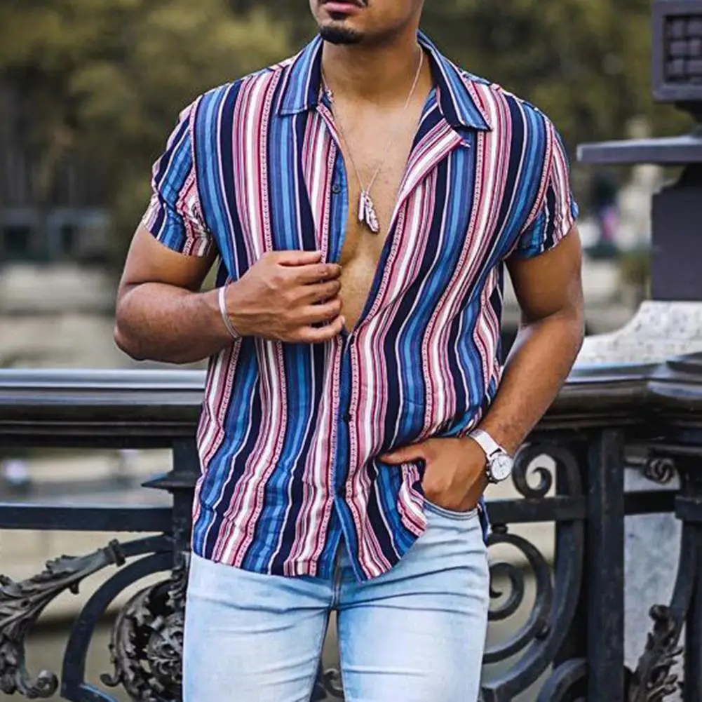 shirt men summer casual Polyester Chic Short Sleeve Buttons Closure Casual Shirt Cardigan Men Top Thin Streetwear Male Clothes
shirt men summer casual Polyester Chic Short Sleeve Buttons Closure Casual Shirt Cardigan Men Top Thin Streetwear Male Clothes