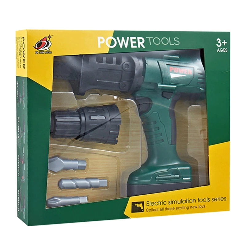 R9UE Children's Electric Drill Combined Maintenance Tool Activate the Imagination of Toddler Attract the Boy's Attention
R9UE Children's Electric Drill Combined Maintenance Tool Activate the Imagination of Toddler Attract the Boy's Attention