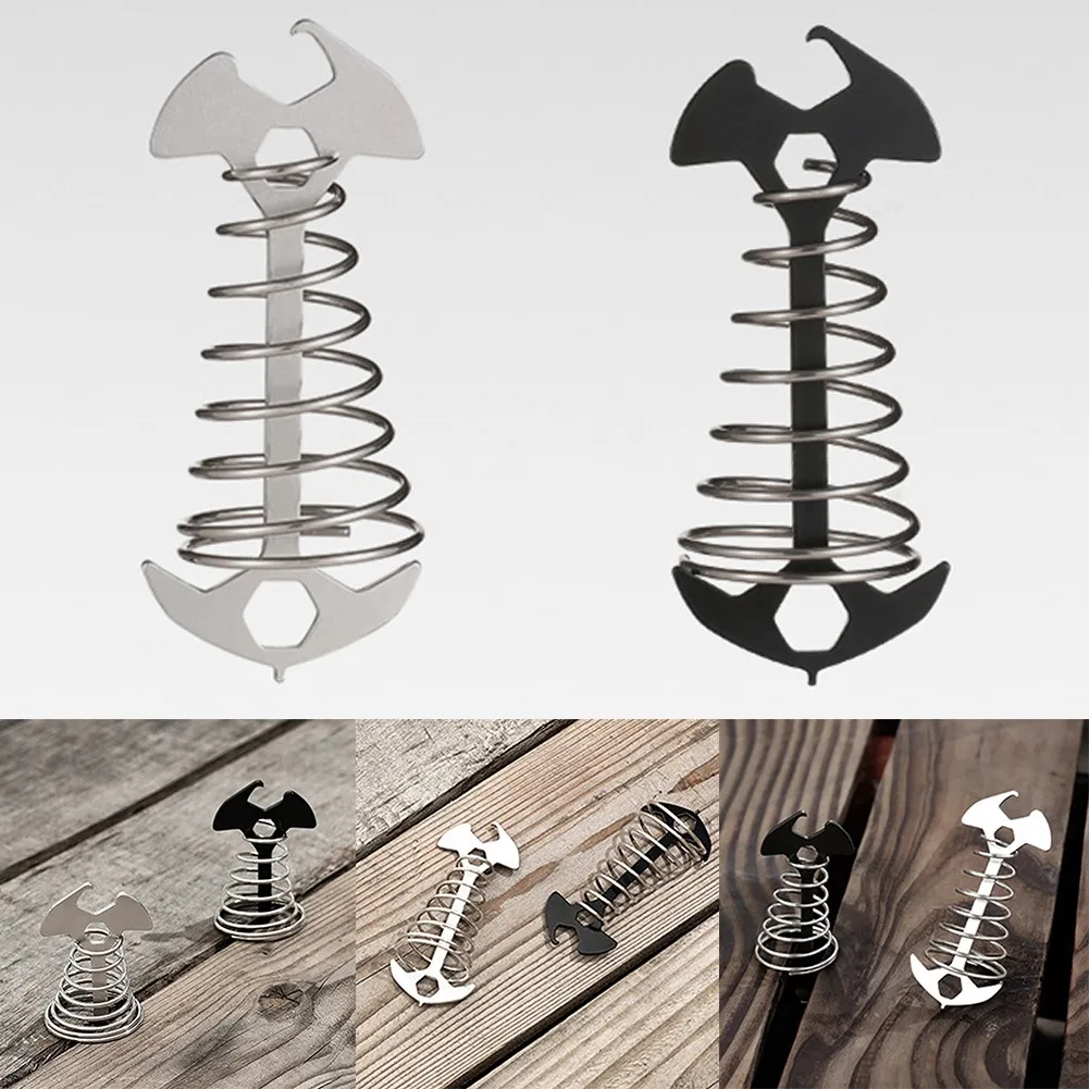 Fishbone Camping Floor Fixed Nail Tent Wind Rope Peg Buckle Stainless Steel Strong Compatibility Camping Accessories
Fishbone Camping Floor Fixed Nail Tent Wind Rope Peg Buckle Stainless Steel Strong Compatibility Camping Accessories