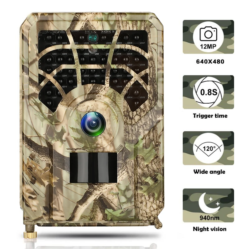 Trail Camera 12MP 1080P Wildlife Game Hunting Trail Camera Motion Activated Security Camera IP66 Night Vision Scouting Camera
Trail Camera 12MP 1080P Wildlife Game Hunting Trail Camera Motion Activated Security Camera IP66 Night Vision Scouting Camera