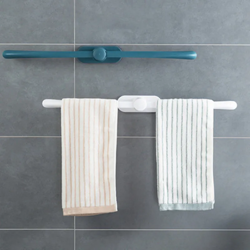 1PCS new plain color bow-shaped towel rack free perforated wall plastic towel bar bathroom seamless storage rack
1PCS new plain color bow-shaped towel rack free perforated wall plastic towel bar bathroom seamless storage rack