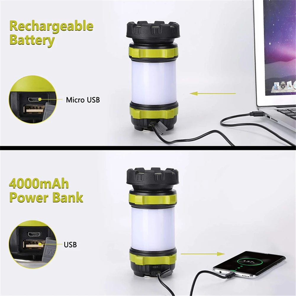 USB LED Light Portable Outdoor Camping Lamp 800 Lumens Super Bright Lighting Lights 3000mAh Mobile Power Bank IPX4 Waterproof
USB LED Light Portable Outdoor Camping Lamp 800 Lumens Super Bright Lighting Lights 3000mAh Mobile Power Bank IPX4 Waterproof
