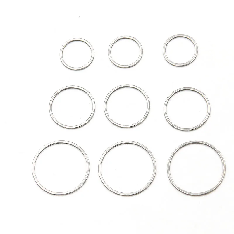 20Pcs/lot 3 Size Circular charm stainless steel pendant open frame plastic frame hollow-out pressure DIY jewelry production
20Pcs/lot 3 Size Circular charm stainless steel pendant open frame plastic frame hollow-out pressure DIY jewelry production