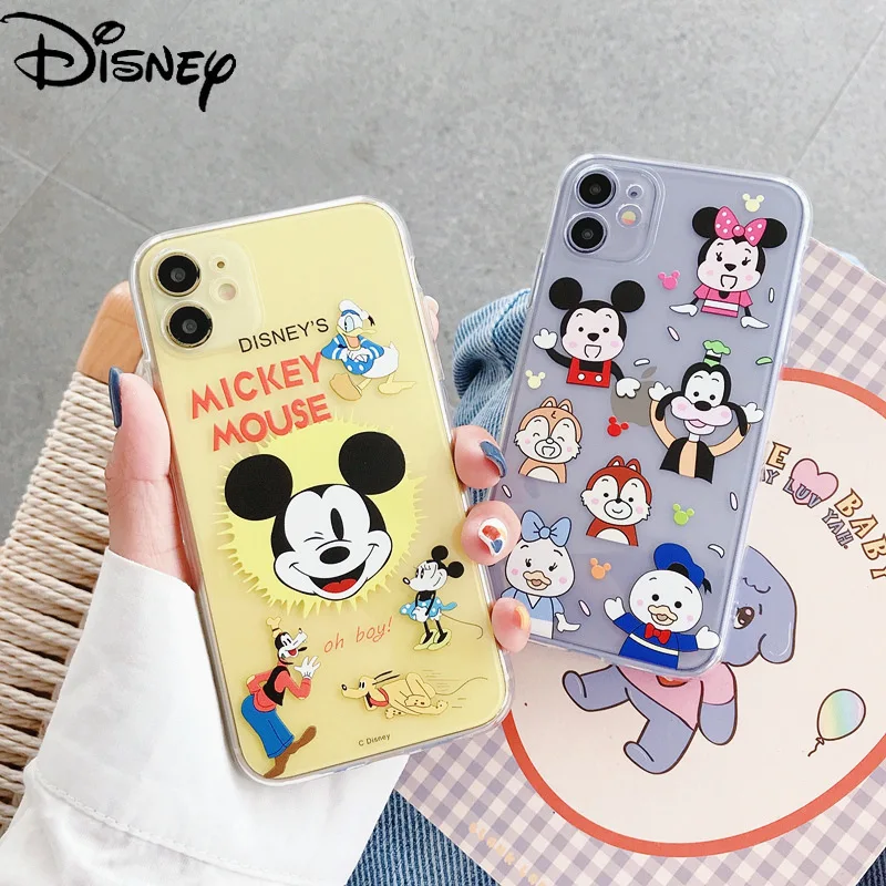 Disney Mickey Mouse for IPhone 7/8P/X/XR/XS/XSMAX/11/12Pro/12mini Transparent Cartoon Anti-drop Mobile Phone Case
Disney Mickey Mouse for IPhone 7/8P/X/XR/XS/XSMAX/11/12Pro/12mini Transparent Cartoon Anti-drop Mobile Phone Case