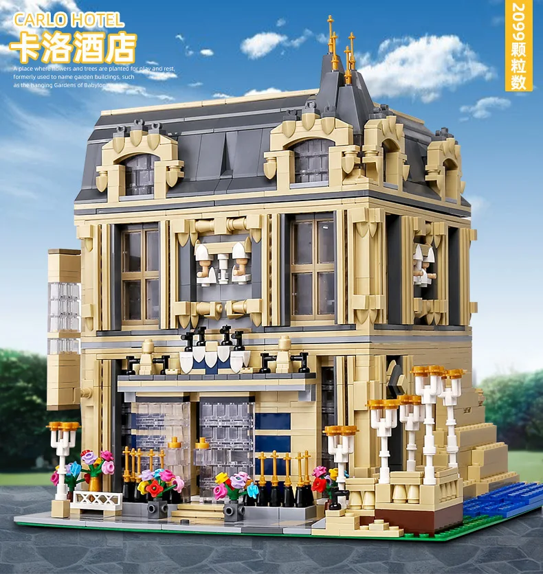 Zhegao QL0927 City View Series Carlo Hotel Building Blocks 2099pcs Bricks Toys For Gift Educations Model
Zhegao QL0927 City View Series Carlo Hotel Building Blocks 2099pcs Bricks Toys For Gift Educations Model