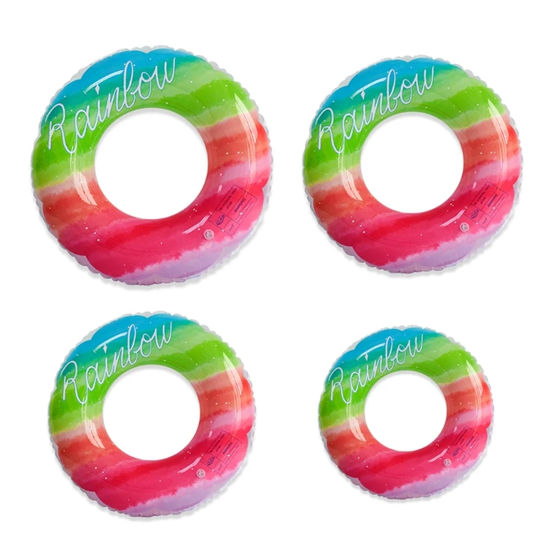 03KA Kids Adult Inflatable Swimming Circle Thickened Pvc Rainbow Pattern Swimming Circle Swimming Pool Toys Water Seat Toys
03KA Kids Adult Inflatable Swimming Circle Thickened Pvc Rainbow Pattern Swimming Circle Swimming Pool Toys Water Seat Toys