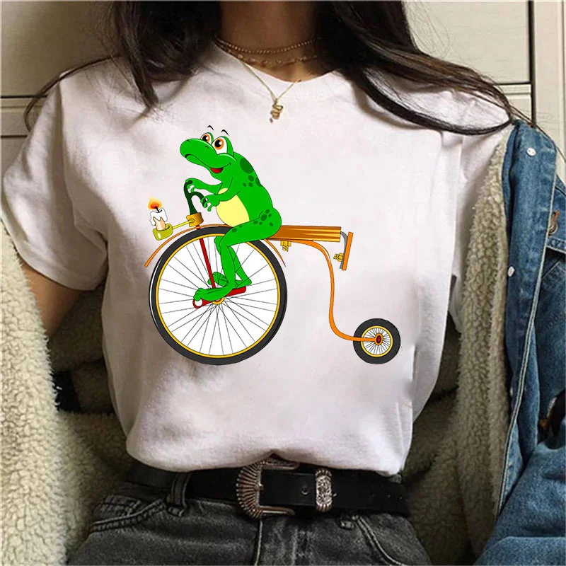 Cute Frog anime T-shirt Women Summer Funny Clothes Aesthetic Tshirt Ulzzang Casual Vintage Harajuku Cartoon Female T-shirt
Cute Frog anime T-shirt Women Summer Funny Clothes Aesthetic Tshirt Ulzzang Casual Vintage Harajuku Cartoon Female T-shirt