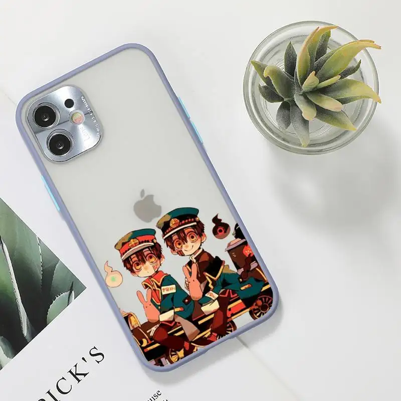 Jibaku Shounen Hanako kun Phone Case For iPhone 12 11 Mini Pro XR XS Max 7 8 Plus X Matte transparent Gray Back Cover
Jibaku Shounen Hanako kun Phone Case For iPhone 12 11 Mini Pro XR XS Max 7 8 Plus X Matte transparent Gray Back Cover