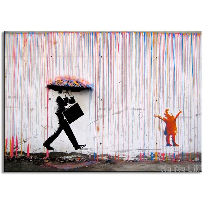 Colorful Rain Prints Paintings Modern Canvas Wall Art For Home Decorative Picture
Colorful Rain Prints Paintings Modern Canvas Wall Art For Home Decorative Picture
