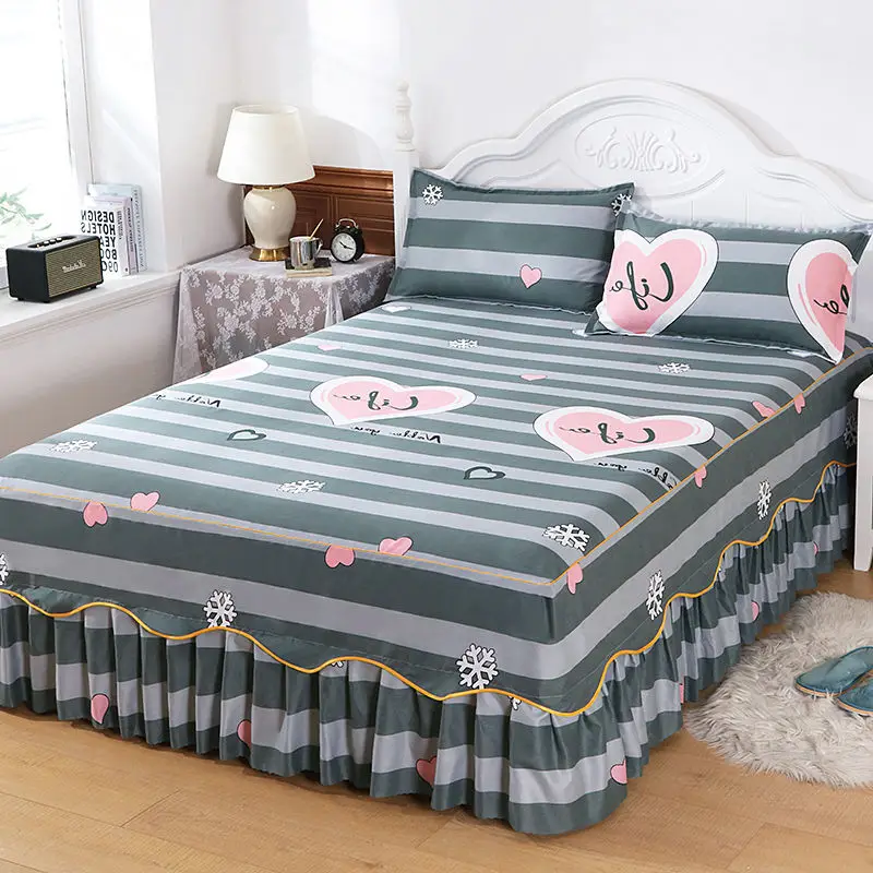1 pcs Bed skirt Non-slip one-piece bed skirt bedspread Simmons protective cover can not shrink the ball
1 pcs Bed skirt Non-slip one-piece bed skirt bedspread Simmons protective cover can not shrink the ball