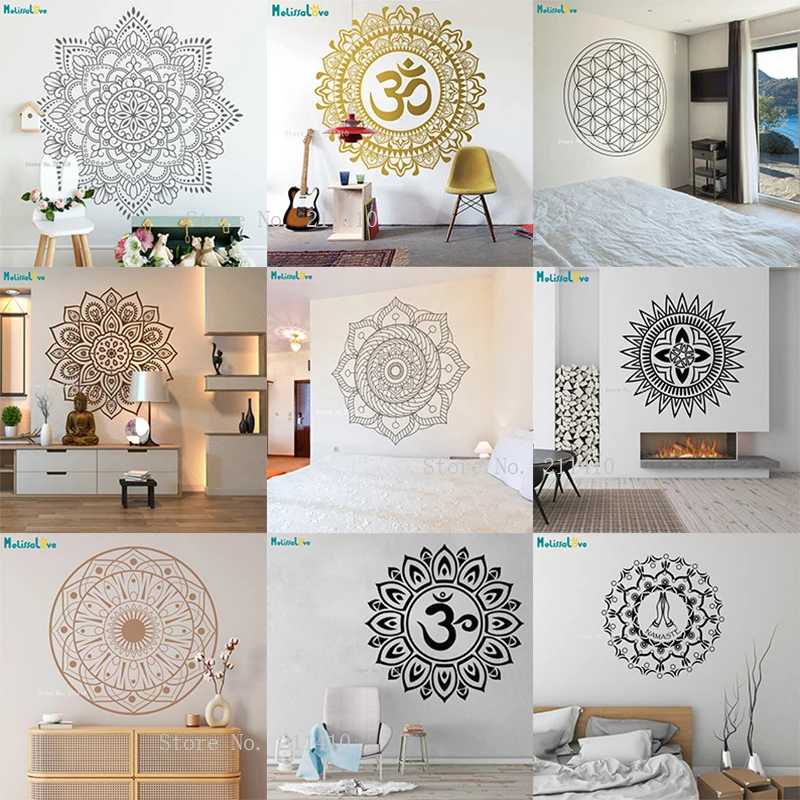 Small Size Mandala Wall Sticker Collection Art Vinyl Decal Home Meditation Décor Yoga Bohemian Removable Murals X001
Small Size Mandala Wall Sticker Collection Art Vinyl Decal Home Meditation Décor Yoga Bohemian Removable Murals X001