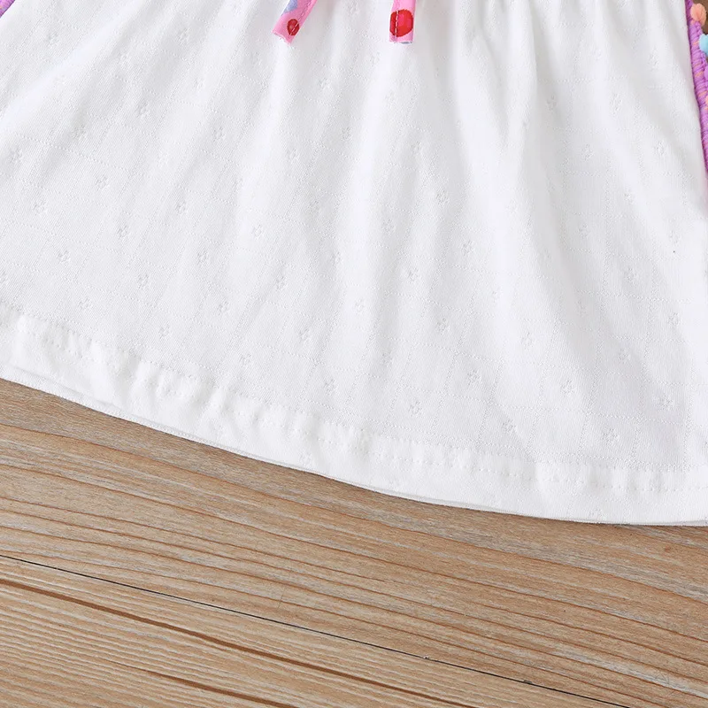 Cute Rainbow Printed Toddler Girl Kids Clothes T Shirt Skirt Set Two-piece suit Girls Summer Outfits roupas menina
Cute Rainbow Printed Toddler Girl Kids Clothes T Shirt Skirt Set Two-piece suit Girls Summer Outfits roupas menina