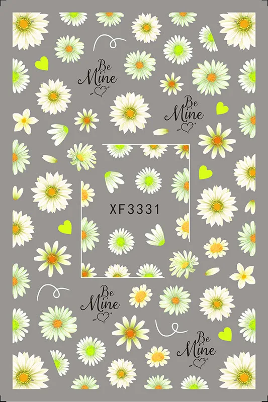 Elegant Daisy Flower Autumn Leaves Nails Art Manicure Back Glue Decal Decorations Design Nail Sticker for Nails Beauty
Elegant Daisy Flower Autumn Leaves Nails Art Manicure Back Glue Decal Decorations Design Nail Sticker for Nails Beauty