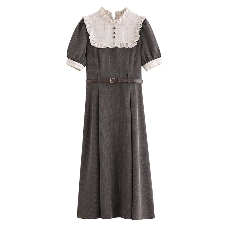 3 Colors Japan Style Housemaid Dress With Belt Vintage French Royal Ruffles Collar Short Sleeve Summer Retro Women Dresses
3 Colors Japan Style Housemaid Dress With Belt Vintage French Royal Ruffles Collar Short Sleeve Summer Retro Women Dresses