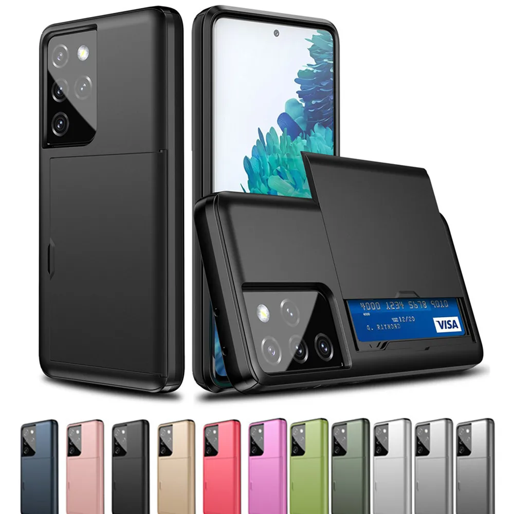 Slide Card Slots Cover Case For Samsung Galaxy S21 Ultra S30 S20 FE 5G S10 S9 S8 Plus Note 20 Ultra 10 9 8 S10E S6 S7 Edge Case
Slide Card Slots Cover Case For Samsung Galaxy S21 Ultra S30 S20 FE 5G S10 S9 S8 Plus Note 20 Ultra 10 9 8 S10E S6 S7 Edge Case