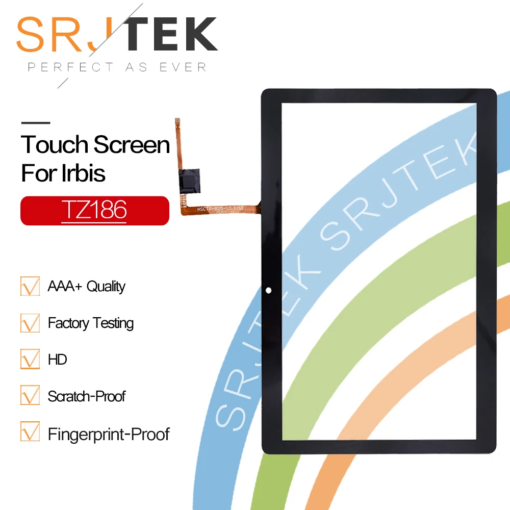 SRJTEK сенсорный экран 10,1 дюйма для Irbis TZ186, планшетный ПК, сенсорная панель, дигитайзер, стеклянный сенсор, замена для Irbis TZ186, емкостный
SRJTEK сенсорный экран 10,1 дюйма для Irbis TZ186, планшетный ПК, сенсорная панель, дигитайзер, стеклянный сенсор, замена для Irbis TZ186, емкостный
