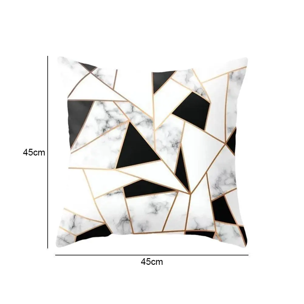 Brief Marble Geometric Sofa Decorative Cushion Cover Polyester Pillowcover Home 45*45 Throw Pillowcase Decor Pillow Pillow P9M4
Brief Marble Geometric Sofa Decorative Cushion Cover Polyester Pillowcover Home 45*45 Throw Pillowcase Decor Pillow Pillow P9M4