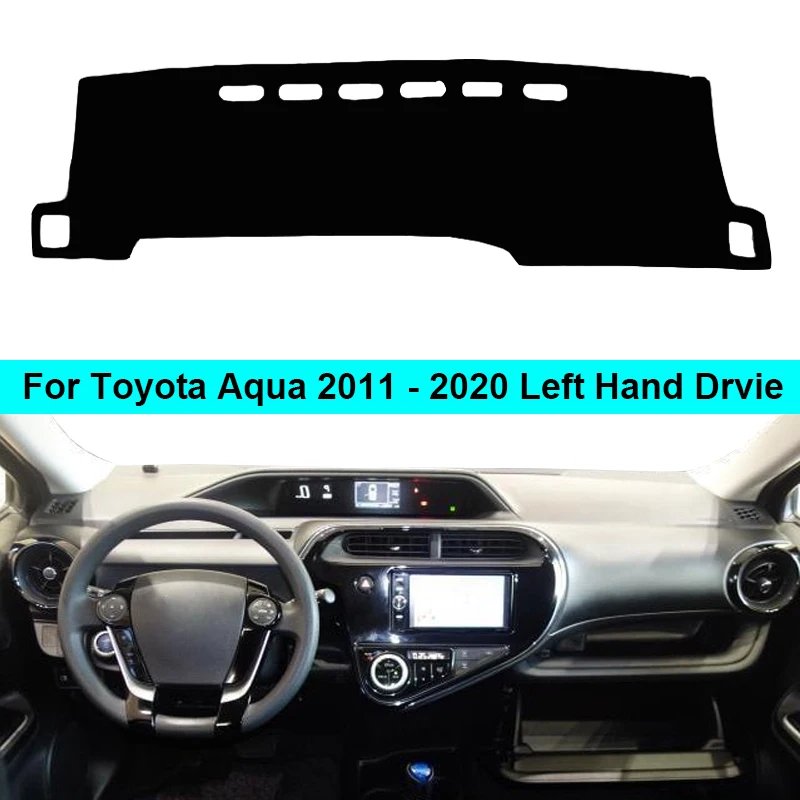 Двухслойный чехол для приборной панели автомобиля Toyota Aqua 2011-2019 2020 LHD RHD накидка