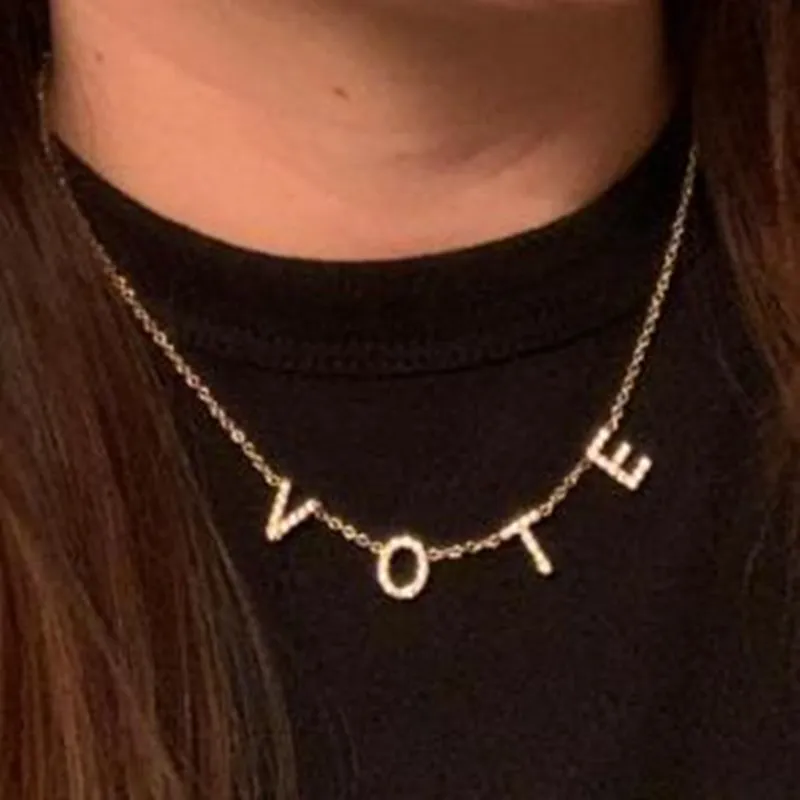 AurolaCo Crystal Pendant Custom Name Pendant Necklace Personalise Zircon Letter Necklace For Women Jewelry Gift Dropshipping
AurolaCo Crystal Pendant Custom Name Pendant Necklace Personalise Zircon Letter Necklace For Women Jewelry Gift Dropshipping