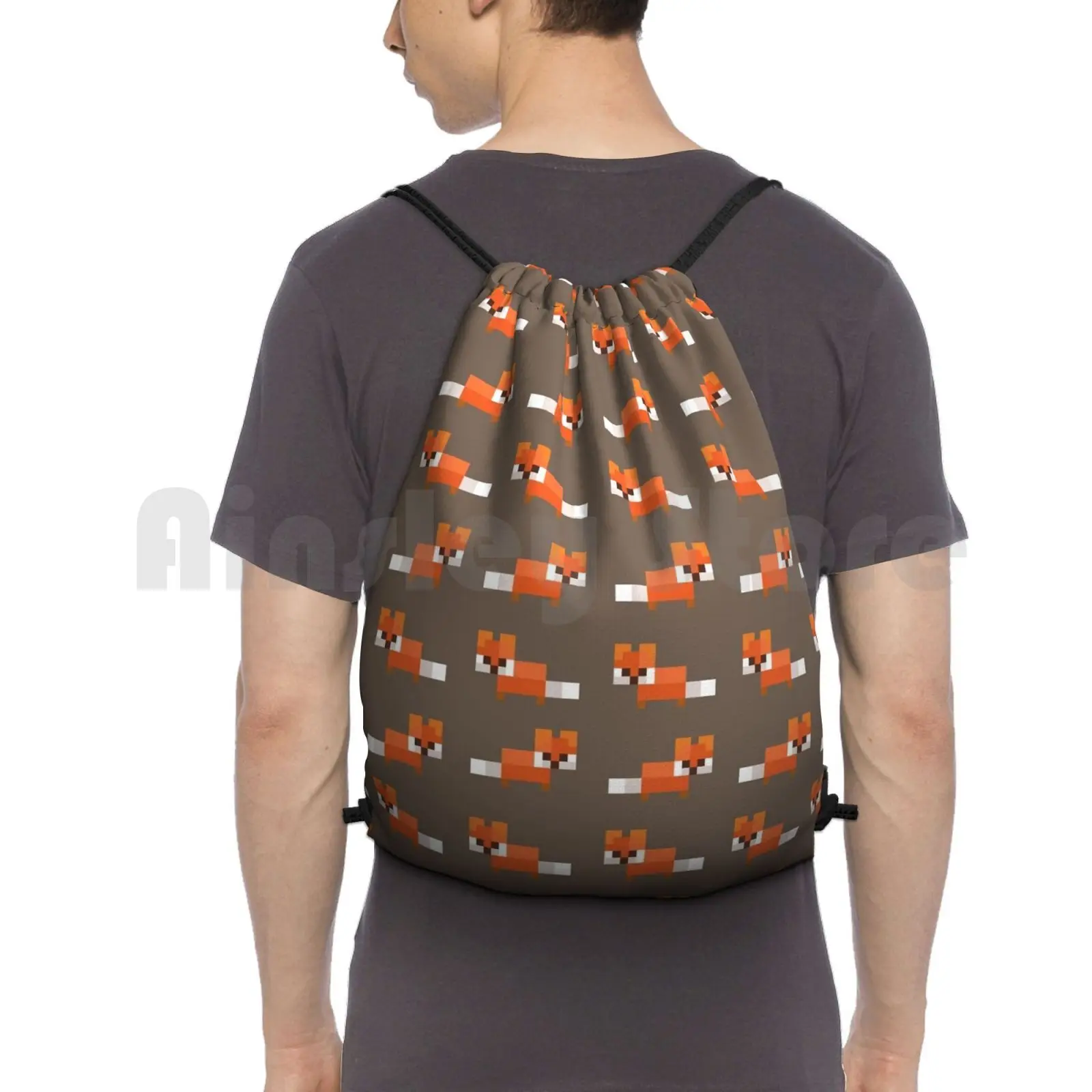 Pixel Foxes Pattern Backpack Drawstring Bag Riding Climbing Gym Bag Fox Foxes Pixellated Pixel Art Pixel Cute Wildlife
Pixel Foxes Pattern Backpack Drawstring Bag Riding Climbing Gym Bag Fox Foxes Pixellated Pixel Art Pixel Cute Wildlife