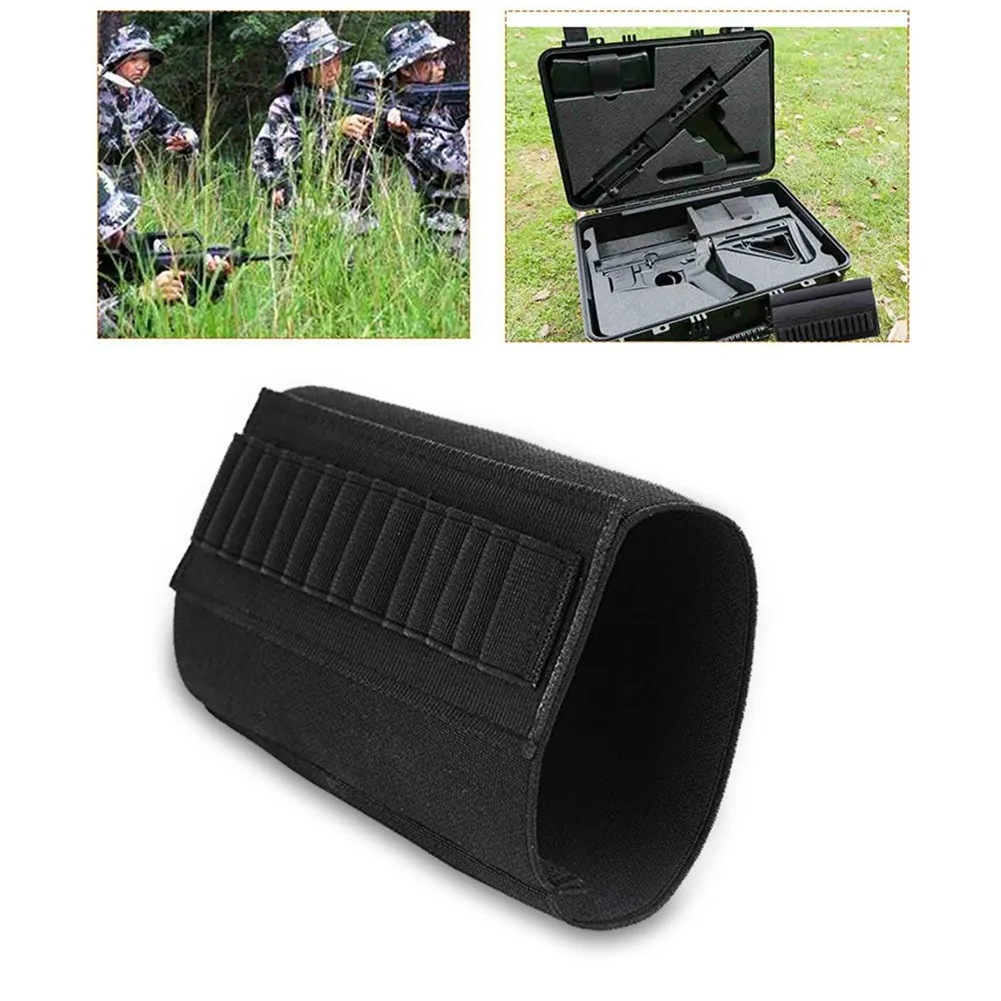14 Round Hunting Rifle Buttstock Shell Bullet Cartridge Holder Portable Ammo Pouch Holster Outdoor Hunting Shooting Accessories
14 Round Hunting Rifle Buttstock Shell Bullet Cartridge Holder Portable Ammo Pouch Holster Outdoor Hunting Shooting Accessories