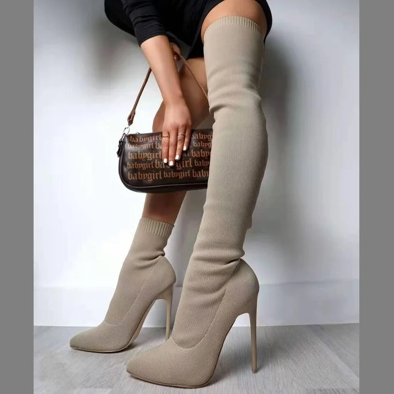 2021 NEW Women New Knee-High Boots Lace Up Sexy High Heels Women Shoes Lace Up Winter Boots Warm Size 36-43 Fashion Boots
2021 NEW Women New Knee-High Boots Lace Up Sexy High Heels Women Shoes Lace Up Winter Boots Warm Size 36-43 Fashion Boots