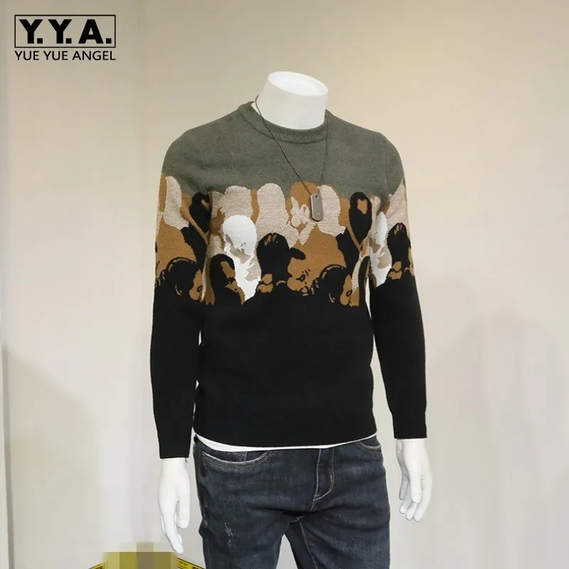 Autumn Winter Men New Knitting Wool Sweaters Fashion Slim Tops Street Style Casual Long-Sleeve Contrast All-Match Pullover
Autumn Winter Men New Knitting Wool Sweaters Fashion Slim Tops Street Style Casual Long-Sleeve Contrast All-Match Pullover
