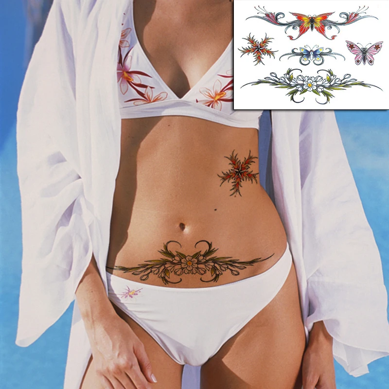 Temporary Tattoo Sexy tattoos Stickers Sexy Rose Heart-shaped Wreath Fake Tatto Waterproof Tatoo Back Leg Arm Belly Tattoo
Temporary Tattoo Sexy tattoos Stickers Sexy Rose Heart-shaped Wreath Fake Tatto Waterproof Tatoo Back Leg Arm Belly Tattoo