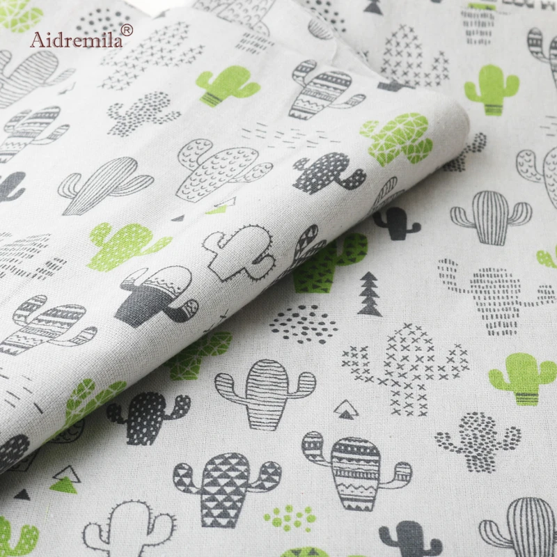 Cotton Linen Fabric Cactus Series Printed Curtain table Cover Cotton Cloth For DIY Quilting & Sewing Placemat Bags Sofa Material
Cotton Linen Fabric Cactus Series Printed Curtain table Cover Cotton Cloth For DIY Quilting & Sewing Placemat Bags Sofa Material
