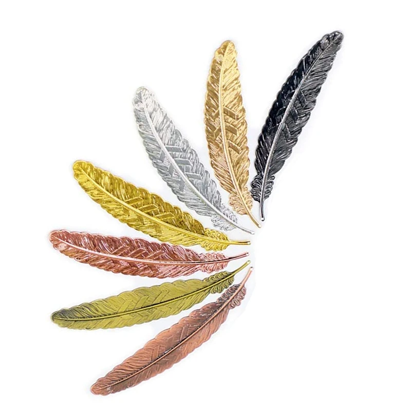 14 Pieces Metal Bookmarks Feather Bookmarks Metal Feather Bookmarks Perfect Gift for Reader Woman and Kids
14 Pieces Metal Bookmarks Feather Bookmarks Metal Feather Bookmarks Perfect Gift for Reader Woman and Kids