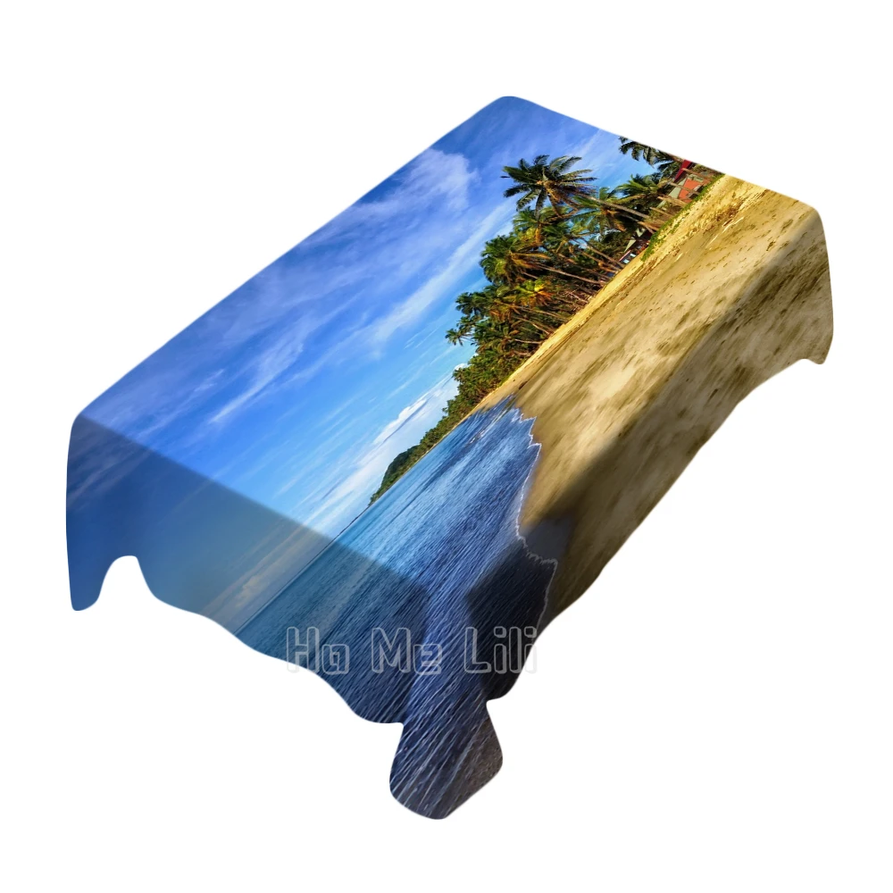 Beach Sand Palm Trees Pattern Design Rectangle Tablecloth Picnic Bbq Kitchen Dining Decoration
Beach Sand Palm Trees Pattern Design Rectangle Tablecloth Picnic Bbq Kitchen Dining Decoration