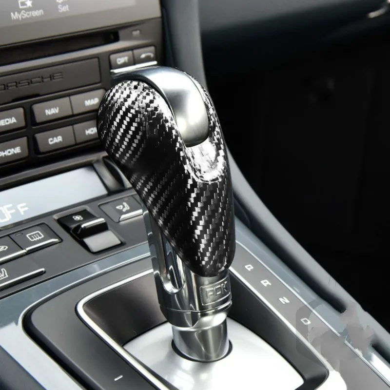 Fit For Porsche macan small Cayenne Palameira 718 911 gear shift head cover real carbon fiber gear shift head modification
Fit For Porsche macan small Cayenne Palameira 718 911 gear shift head cover real carbon fiber gear shift head modification