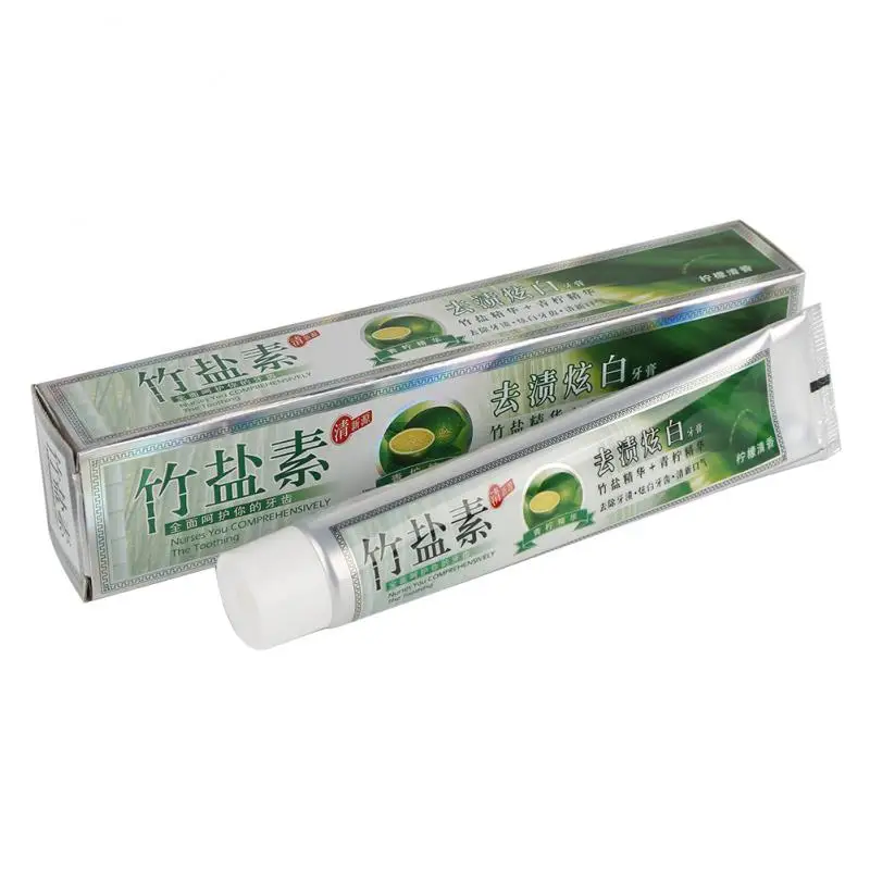 1 PC Toothpaste Bamboo Salt Essence Cream Solid Teeth Freshing Breath Whitening Anti-Allergy Gum Oral Care Health
1 PC Toothpaste Bamboo Salt Essence Cream Solid Teeth Freshing Breath Whitening Anti-Allergy Gum Oral Care Health