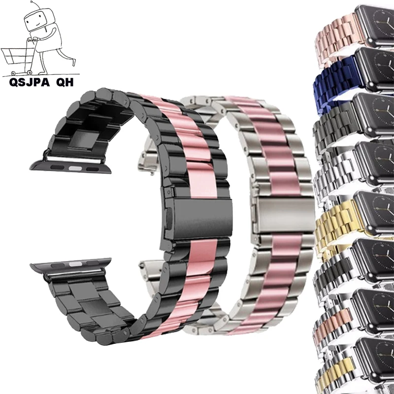 Ремешок из нержавеющей стали для apple watch band 6 5 4 3 2 1 38 мм 42 мм, спортивный браслет для iWatch series 5 4 3/2/1 40 мм 44 мм
Ремешок из нержавеющей стали для apple watch band 6 5 4 3 2 1 38 мм 42 мм, спортивный браслет для iWatch series 5 4 3/2/1 40 мм 44 мм