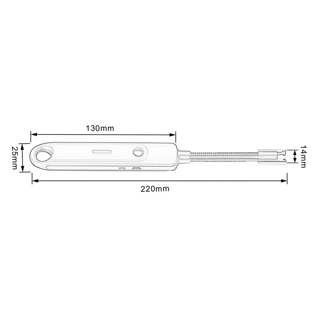 USB Pulse Hose Electric Lighter Rechargeable Flameless Lgnition gun Windproof Flameless for Cooking Camping
USB Pulse Hose Electric Lighter Rechargeable Flameless Lgnition gun Windproof Flameless for Cooking Camping