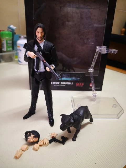 

15cm New Type Mafex 085 JOHN WICK Chapter 2 Action Figure PVC Collectible Model Toy