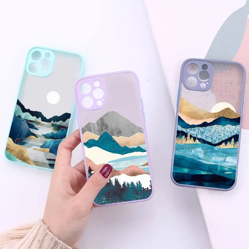 Hand Painted Scenery Phone Case For iPhone 13 12 11 Mini Pro XR XS Max 7 8 Plus X Matte transparent Purple Back Cover
Hand Painted Scenery Phone Case For iPhone 13 12 11 Mini Pro XR XS Max 7 8 Plus X Matte transparent Purple Back Cover
