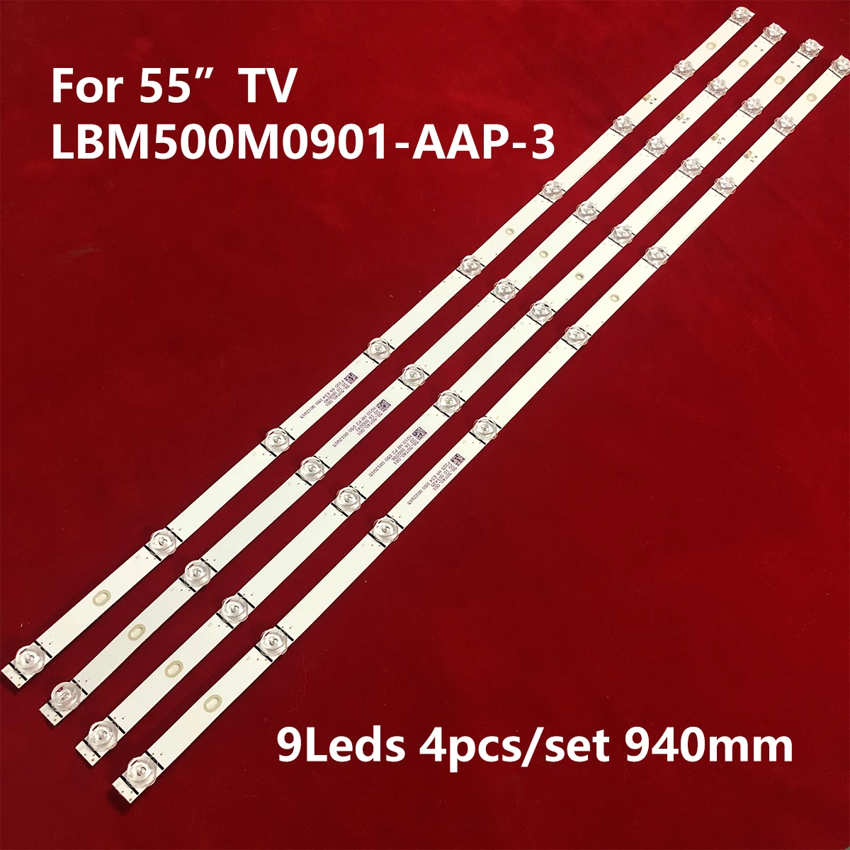 Светодиодный Подсветка лента 50 "ТВ EVERLIGHT LBM500M0901-AAP-3 F225 N9 E34 D50 002ZW15 экран T500QVF03
Светодиодный Подсветка лента 50 "ТВ EVERLIGHT LBM500M0901-AAP-3 F225 N9 E34 D50 002ZW15 экран T500QVF03