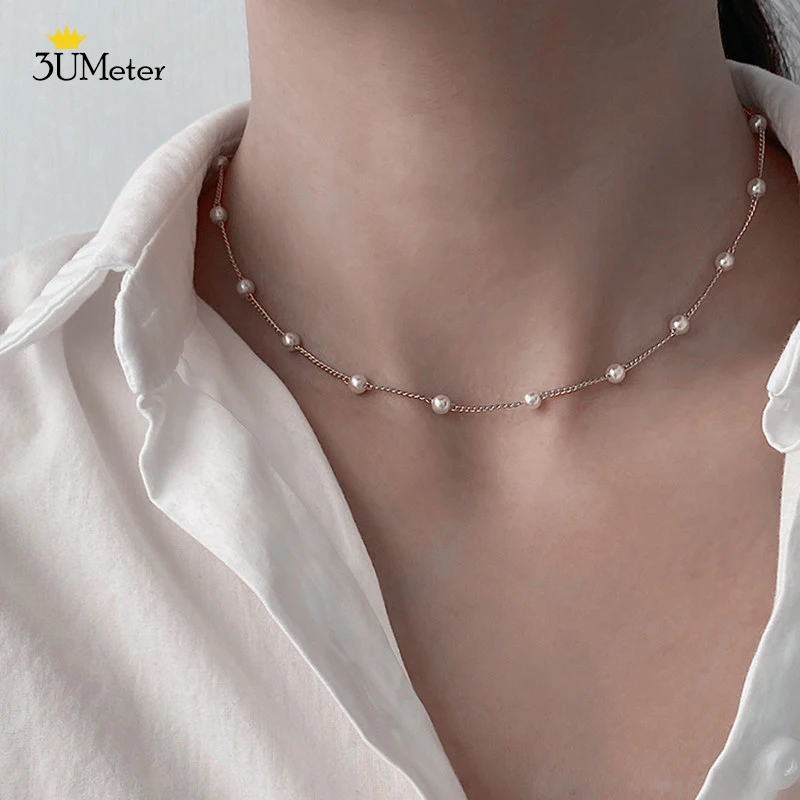 2021 New Gothic Style Pearl Choker Necklace for Women Double Layer Chain Pearl Pendant Necklaces Bead Chain Wedding Gift Jewelry
2021 New Gothic Style Pearl Choker Necklace for Women Double Layer Chain Pearl Pendant Necklaces Bead Chain Wedding Gift Jewelry