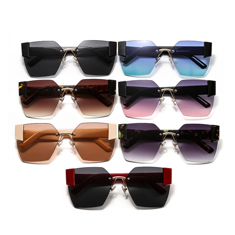 2021 New Rimless Square Sunglasses For Women Men Vintage Fashion Luxury Brand Design Gradient Sun Glasses Oversized Female UV400
2021 New Rimless Square Sunglasses For Women Men Vintage Fashion Luxury Brand Design Gradient Sun Glasses Oversized Female UV400