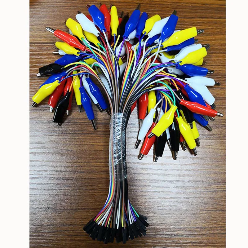10pin Double-end Alligator Clips Jumper Wire Male Female Crocodile Clip Test Lead Jumper Cable DIY Connection 20cm/30cm Set U27
10pin Double-end Alligator Clips Jumper Wire Male Female Crocodile Clip Test Lead Jumper Cable DIY Connection 20cm/30cm Set U27