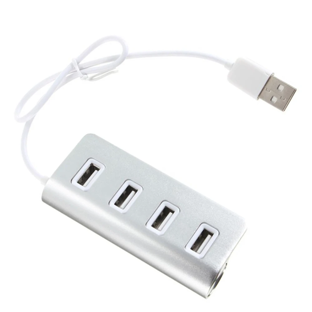 Мульти usb-хаб Usb 2 0 4 Порты и разъёмы сплиттер адаптер Мощность Интерфейс Алюминий