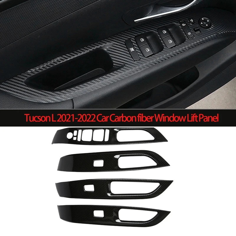 Car Carbon Fiber Pattern Window Lift Panel Car Interior Armrest Panel Glass Lift Switch for Hyundai Tucson L 2021-2022
Car Carbon Fiber Pattern Window Lift Panel Car Interior Armrest Panel Glass Lift Switch for Hyundai Tucson L 2021-2022