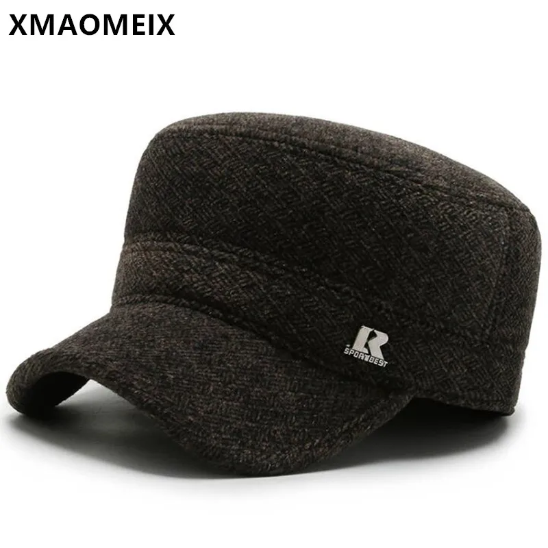 XMAOMEIX Winter Middle-aged Elderly Hats Men Thick Warm Flat Caps Military Hat Thermal Earmuff Cap Dad Ear Protection Tongue Cap
XMAOMEIX Winter Middle-aged Elderly Hats Men Thick Warm Flat Caps Military Hat Thermal Earmuff Cap Dad Ear Protection Tongue Cap